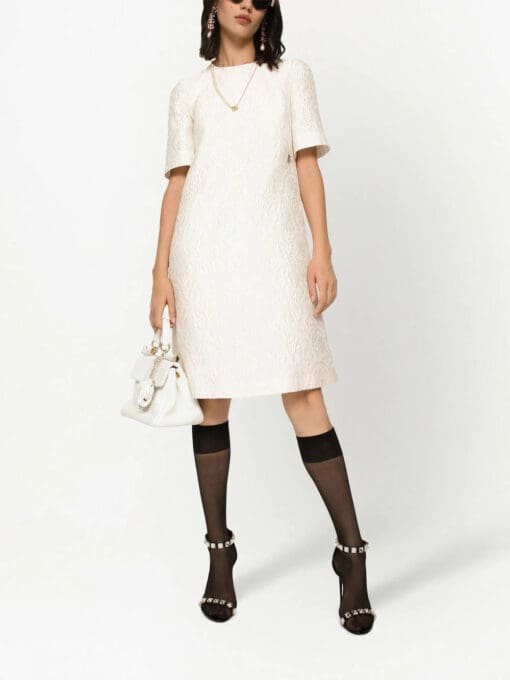 Dolce & Gabbana  brocade short-sleeve dress - Image 2