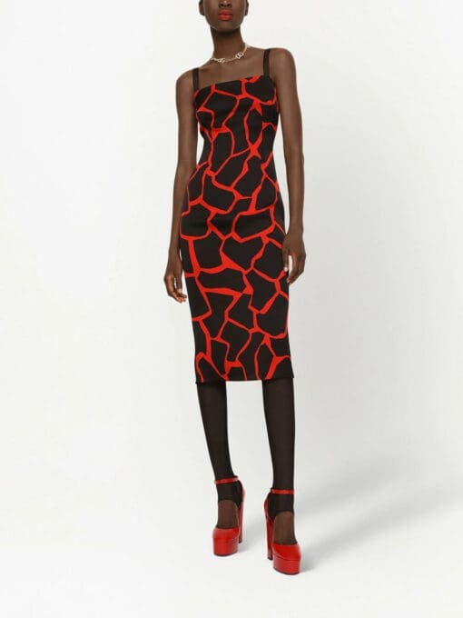 Dolce & Gabbana  graphic-print sleeveless dress - Image 3