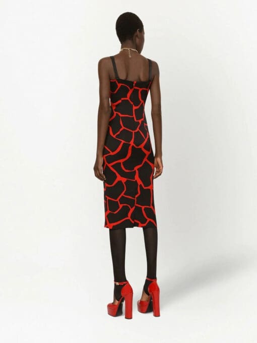 Dolce & Gabbana  graphic-print sleeveless dress - Image 4