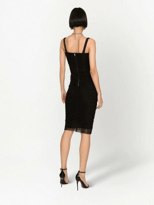 Dolce & Gabbana  corset-style midi dress - Image 4