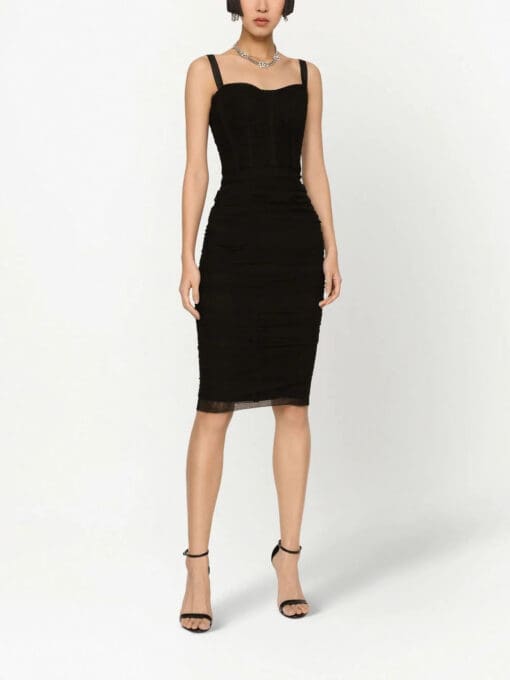 Dolce & Gabbana  corset-style midi dress - Image 3