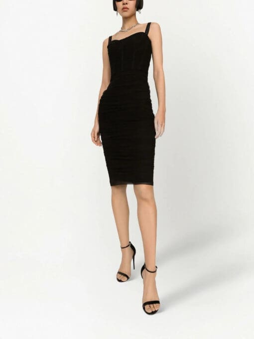 Dolce & Gabbana  corset-style midi dress - Image 2