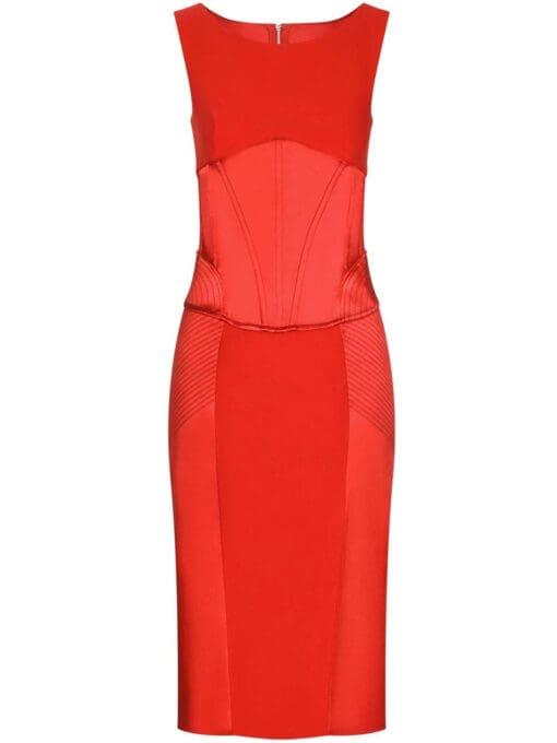 Dolce & Gabbana  panelled sleeveless midi dress