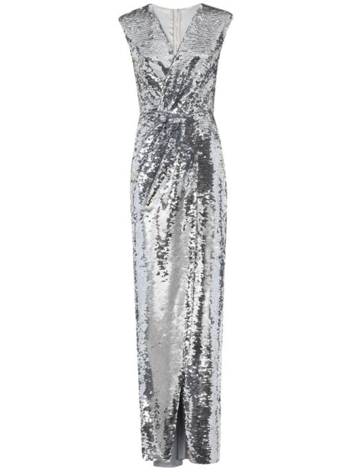 Dolce & Gabbana  draped sequin-embellished dress