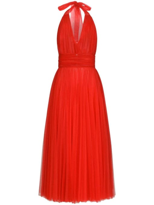 Dolce & Gabbana  tulle halterneck midi dress