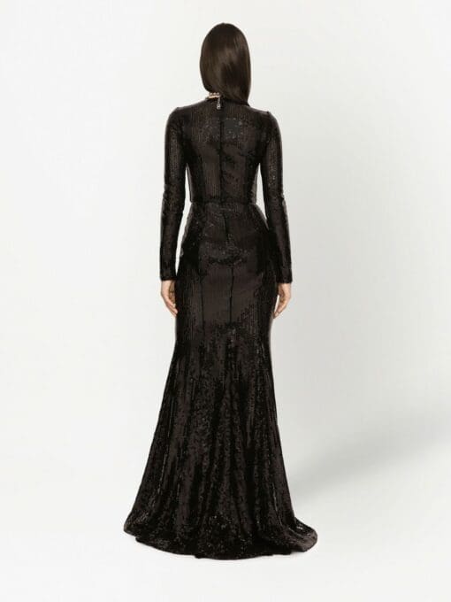 Dolce & Gabbana  floor-length sequin dress - Image 4