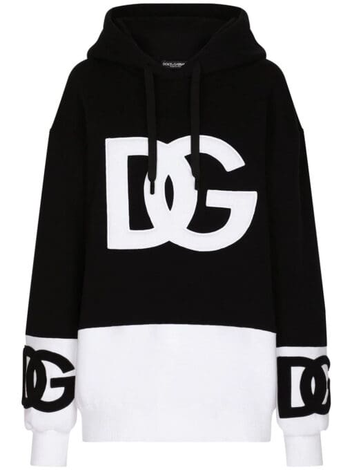 Dolce & Gabbana  DG Logo sweater mini dress