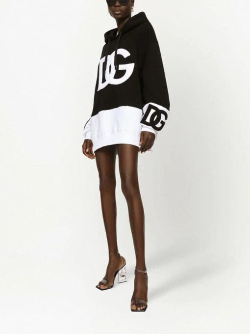 Dolce & Gabbana  DG Logo sweater mini dress - Image 2