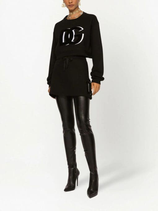 Dolce & Gabbana  DG Logo cropped sweatshirt - Image 3