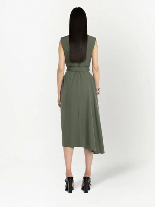 Alexander McQueen  tailored wool midi dress - Image 4