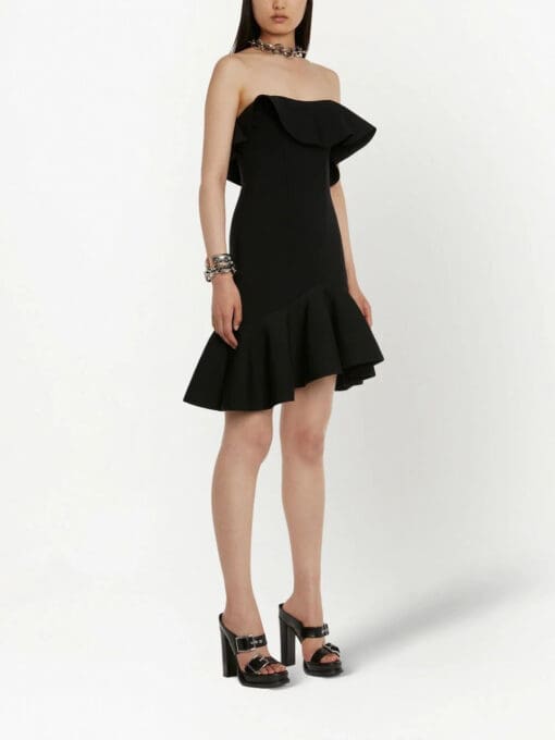 Alexander McQueen  strapless ruffled minidress - Image 3