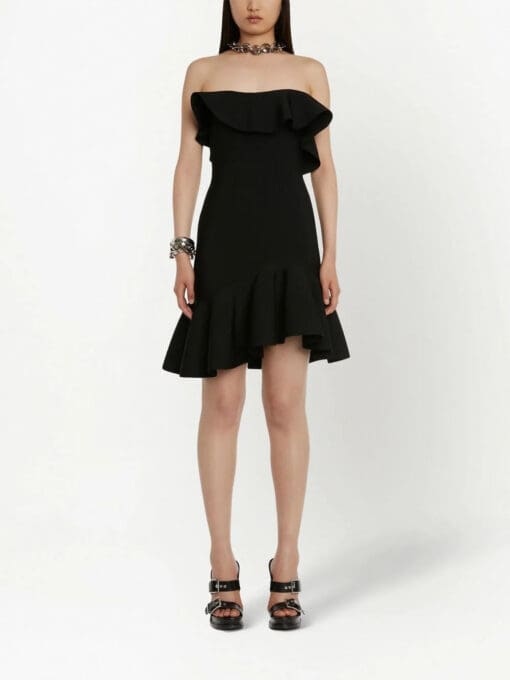 Alexander McQueen  strapless ruffled minidress - Image 2