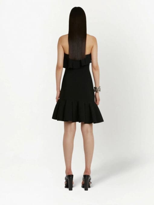 Alexander McQueen  strapless ruffled minidress - Image 4