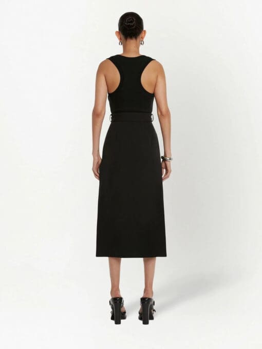 Alexander McQueen  trompe l'oeil midi dress - Image 4