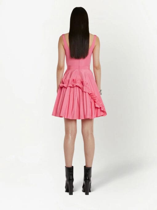 Alexander McQueen  ruffle-trim minidress - Image 4