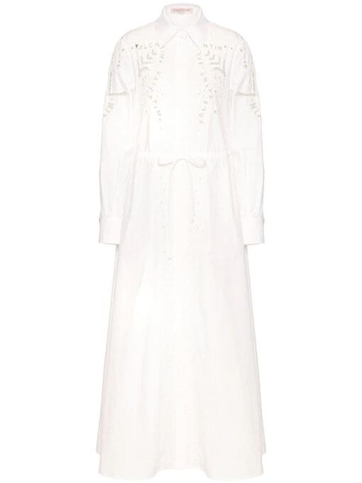 Valentino Garavani  drawstring-waist dress