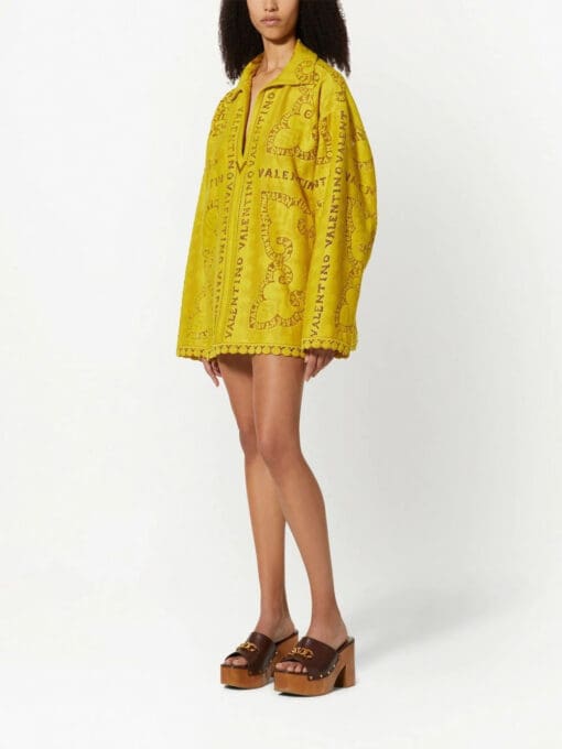 Valentino Garavani  logo long-sleeve dress - Image 2