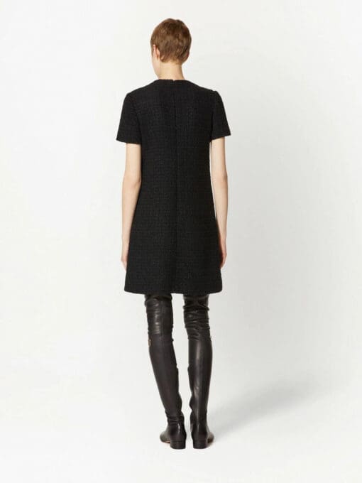 Valentino Garavani  short-sleeve tweed-style dress - Image 4