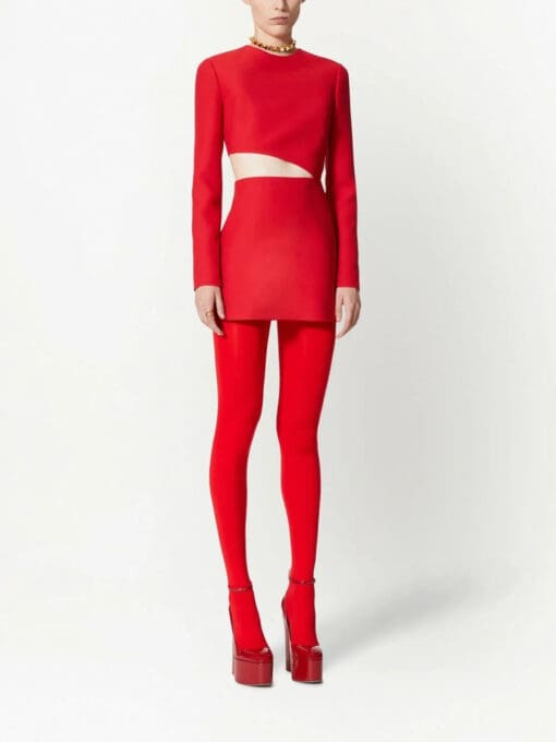 Valentino Garavani  Crepe Couture short dress - Image 3