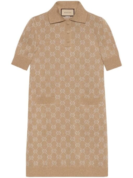 Gucci  GG-jacquard polo dress