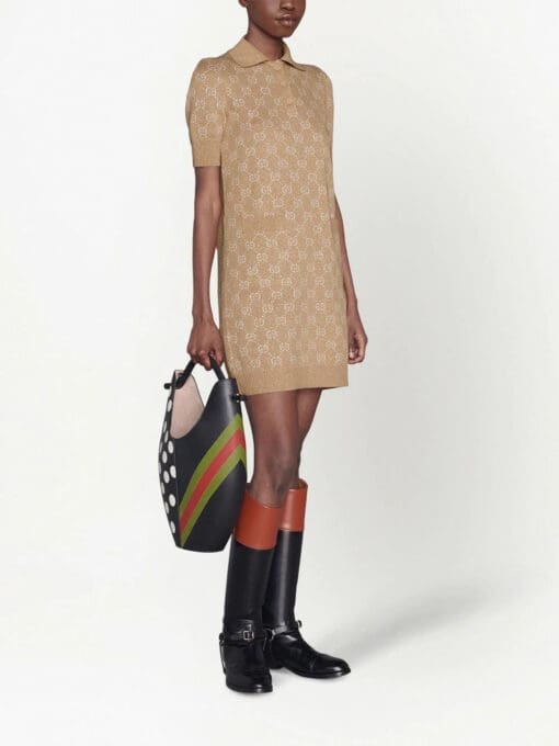 Gucci  GG-jacquard polo dress - Image 2