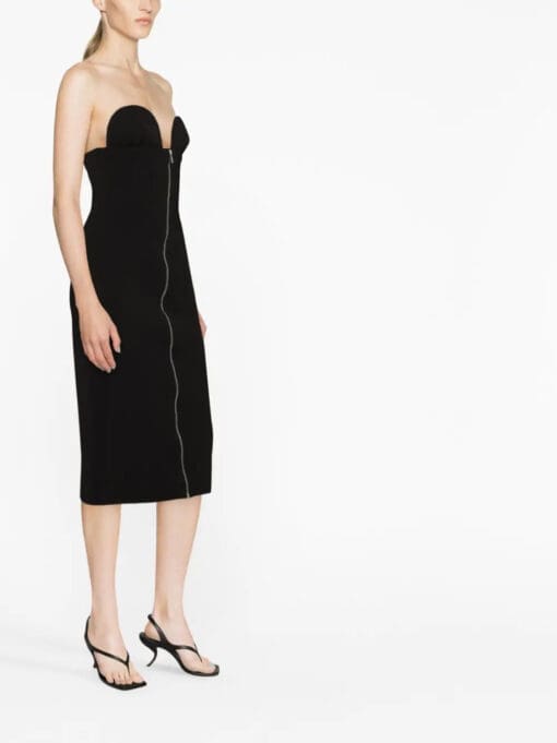 Off-White  strapless midi dress - Image 3