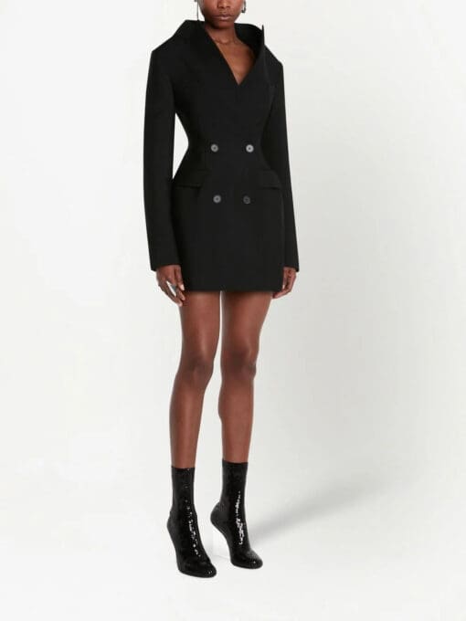 Alexander McQueen  double-breasted tailored dress - Image 3