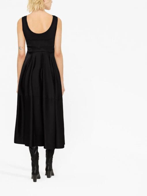 Alexander McQueen  sleeveless pleated maxi dress - Image 4