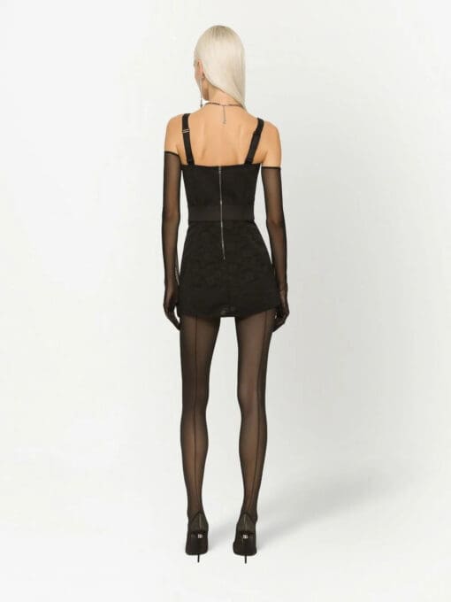 Dolce & Gabbana  KIM DOLCE&GABBANA number-patch mini dress - Image 3