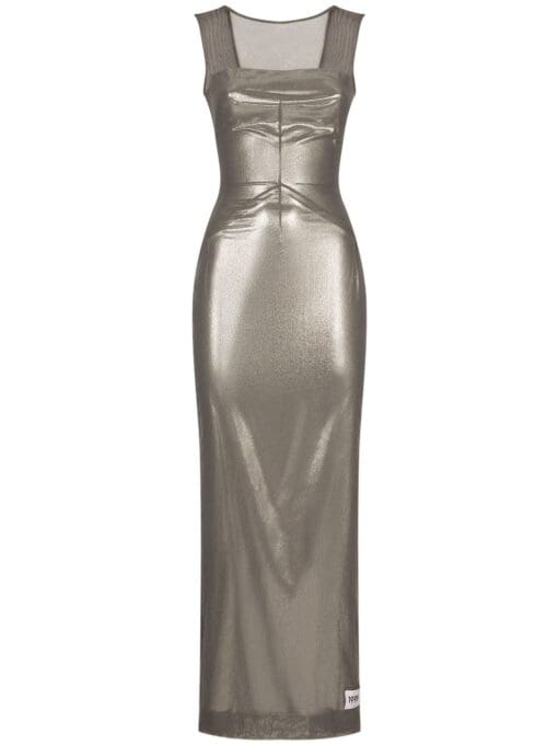 Dolce & Gabbana  KIM DOLCE&GABBANA metallic-finish ankle-length dress