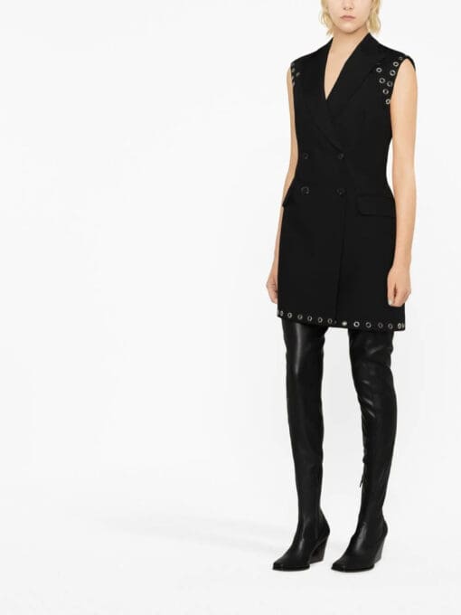 Alexander McQueen  double-breasted wool dress - Image 3