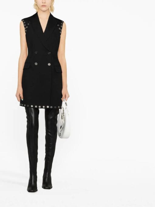 Alexander McQueen  double-breasted wool dress - Image 2