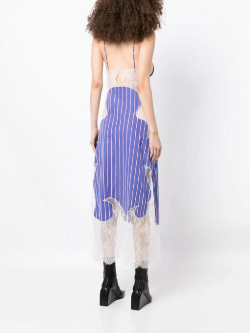 Off-White  striped slip dress - Image 4