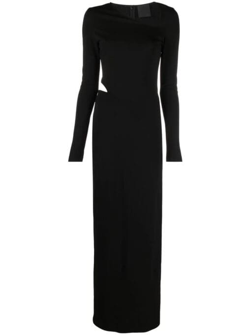 Givenchy  asymmetric-neck side-slit dress