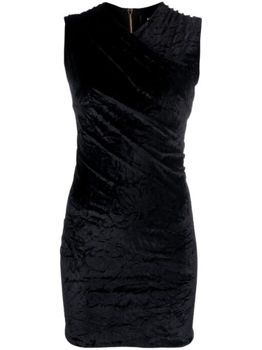 Versace  velvet-effect sleeveless minidress