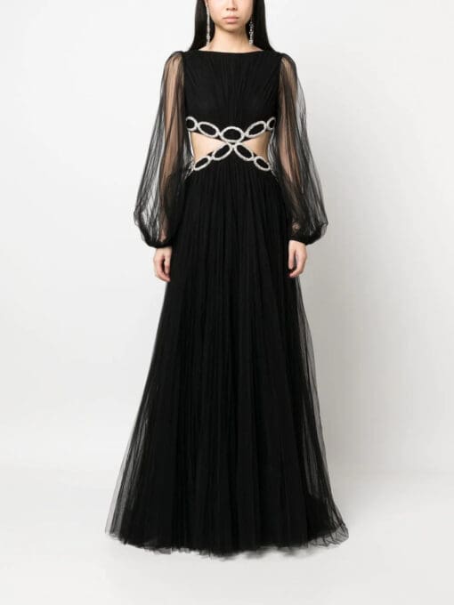 Valentino Garavani  cut-out crystal-embellished gown - Image 2