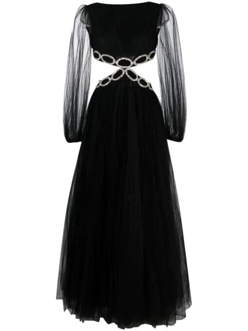 Valentino Garavani  cut-out crystal-embellished gown