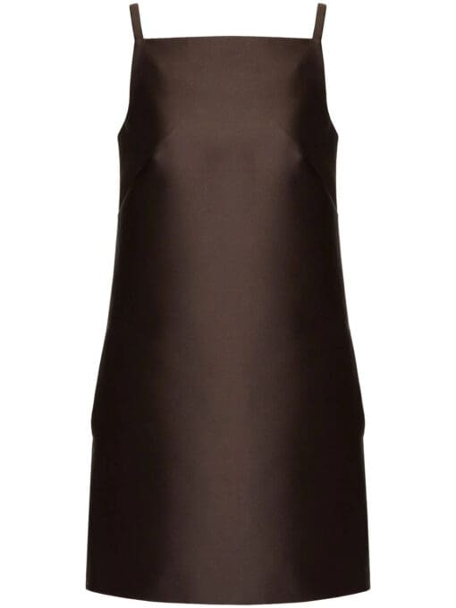 Valentino Garavani  square-neck silk minidress