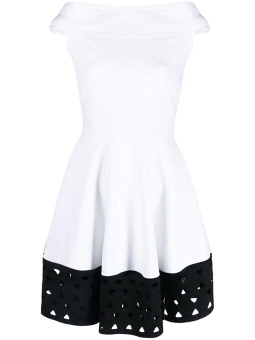 Alexander McQueen  off-shoulder minidress