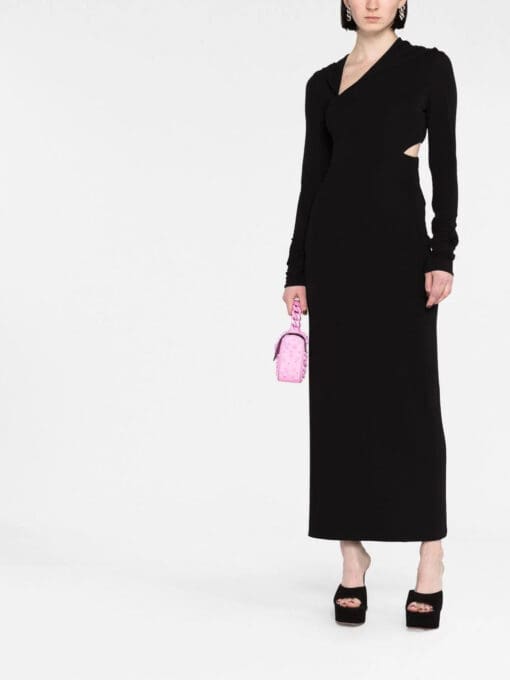 Versace  cut-out hooded maxi dress - Image 2