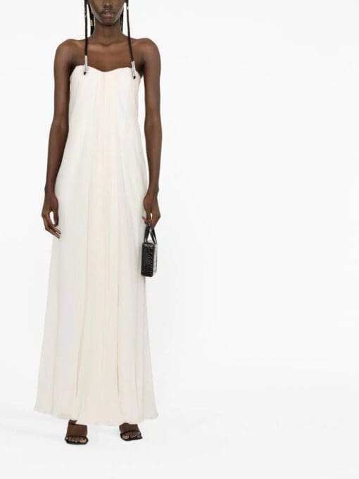 Alexander McQueen  draped silk-chiffon dress - Image 2