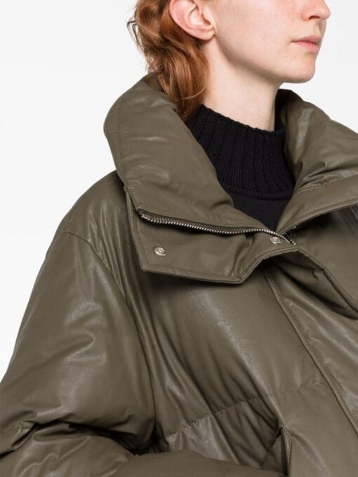 MM6 Maison Margiela  cropped padded down jacket - Image 4