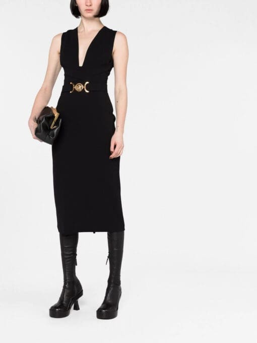 Versace  Medusa Biggie sleeveless midi dress - Image 2