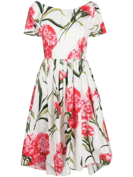 Dolce & Gabbana  floral-print cotton dress