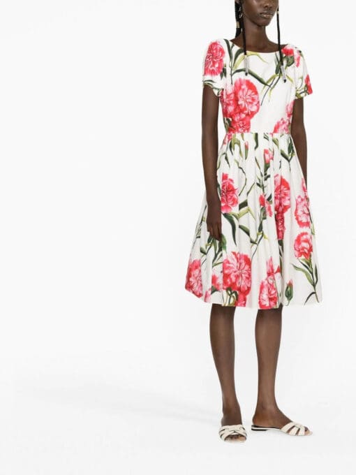 Dolce & Gabbana  floral-print cotton dress - Image 2