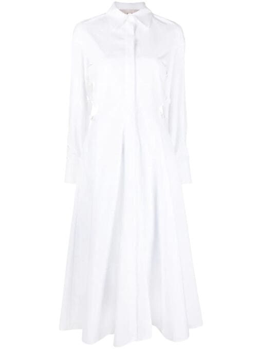 Valentino Garavani  bow-embellished cut-out shirt dress