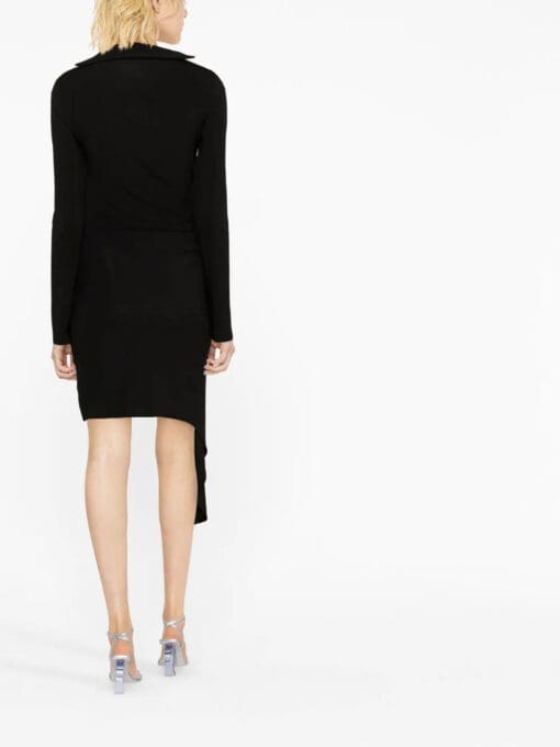 Off-White  asymmetric ruched minidress - Image 4