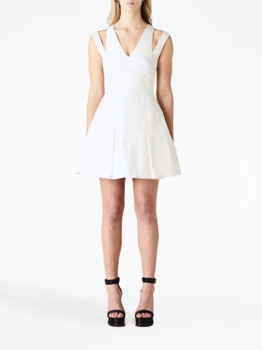 Alexander McQueen  cut-out V-neck dress - Image 2