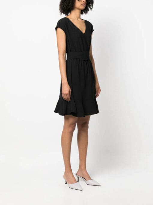 Armani Exchange  V-neck belted dress - Image 3