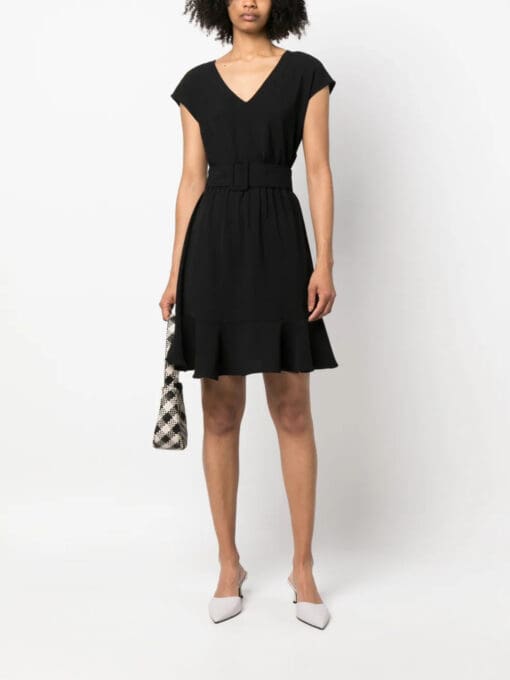 Armani Exchange  V-neck belted dress - Image 2